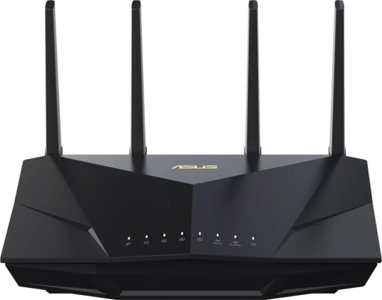ASUS RT-AX5400 Dual-Band WiFi 6 Ruter med Gigabit Ethernet, Sort ASUS RT-AX5400 Dual-Band WiFi 6 Ruter med Gigabit Ethernet, Sort