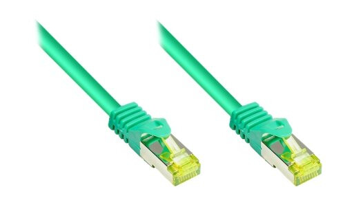 Good Connections Patch-Kabel Rj-45 M Rj-45 M 5 M Sftp Pimf -Cat.7 Rohkabel HalogenfreiLsoh Mit Rastnasenschutz Grün