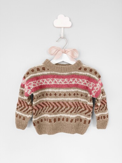 House Of Yarn IR 02 10c Hanami genser barn House Of Yarn IR 02 10c Hanami genser barn
