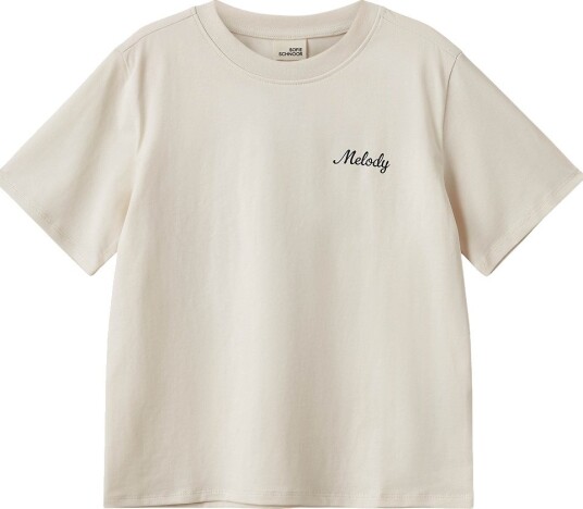 Sofie Schnoor T skjorte ZenaSY Off White m. Trykk Sofie Schnoor 14 år (164) T skjorte Beige Hvit