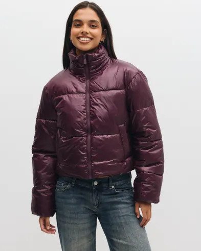 Pieces Rød Pcamilia Short Puffer Jacket Pwp Pieces Rød Pcamilia Short Puffer Jacket Pwp