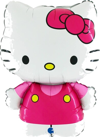 Ballongkungen Folieballong Hello Kitty Fuksia L147F