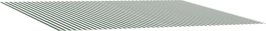 Reserveduk til markise Grønn og hvit 600 × 300 cm Polyester
