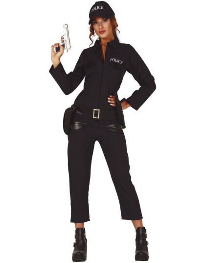 Politi Jumpsuit Kostyme Strl M