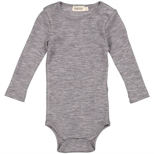 MarMar Wool Rib Grey Melange Bense Body 2 mdr/56