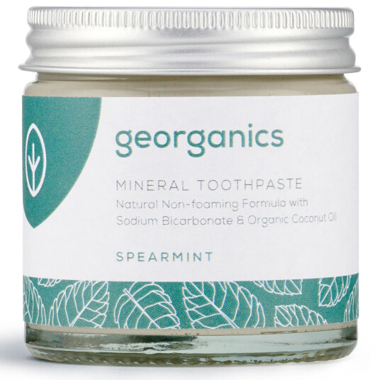 Organisk mineraltannkrem Georganics Spearmint Fluoride Fri 60 ml