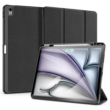 iPad Air 13 (2024) Dux Ducis Domo Tri-Fold Smart Folio-etui Svart iPad Air 13 (2024) Dux Ducis Domo Tri-Fold Smart Folio-etui Svart