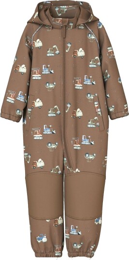 Name It Softshell Dress m. Fleece Noos NmmAlfa08 Fjell T Name It 6 år 116 Softshell Brun