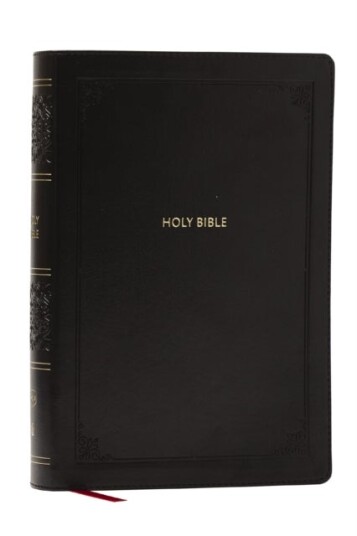 NKJV Giant Print End of Verse Reference Bible Black Leathersoft Red Letter Comfort Print NKJV Giant Print End of Verse Reference Bible Black Leathersoft Red Letter Comfort Print