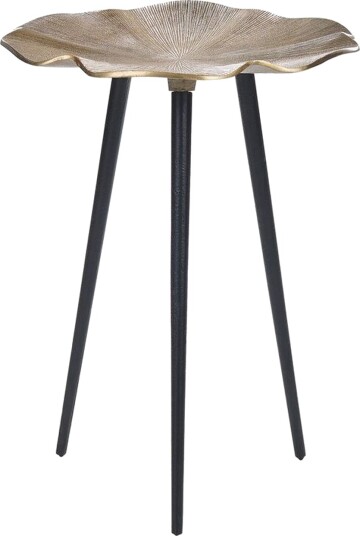 Fedor Sidebord 37 cm - Gull/Svart