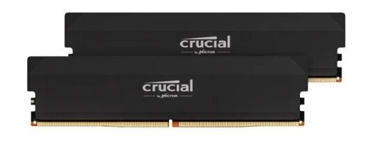Crucial PRO DDR5-6400 64GB RAM med AMD EXPO & Intel XMP Svart