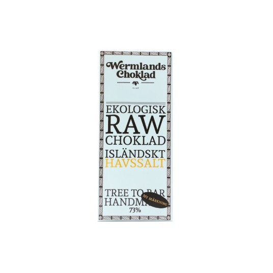 Wermlands Raw sjokolade havsalt 50 g Wermlands Raw sjokolade havsalt 50 g