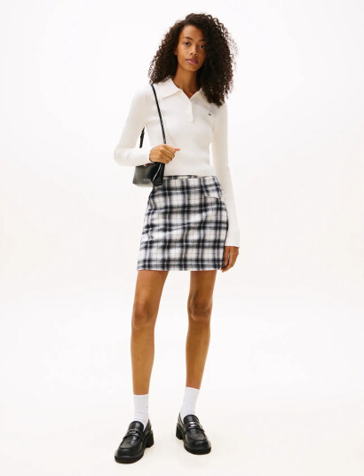 Tommy Jeans Tjw Hw Mini A-Line Skirt - Multi/patterned - M Tommy Jeans Tjw Hw Mini A-Line Skirt - Multi/patterned - M