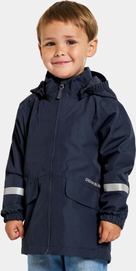 Didriksons Norma 3 Skalljakke Til Barn, Navy Didriksons Norma 3 Skalljakke Til Barn, Navy