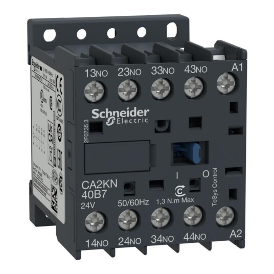 Schneider Electric CA2KN40M7 Hjelperelé 0NC/4NO Elfordeling & strømforsyning