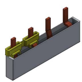 Samleskinne for OV/Overspenningsvern 2P 4-moduler