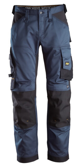 Snickers Workwear 6351 AllroundWork Arbeidsbukse marineblå / svart Marine/Svart, Klær