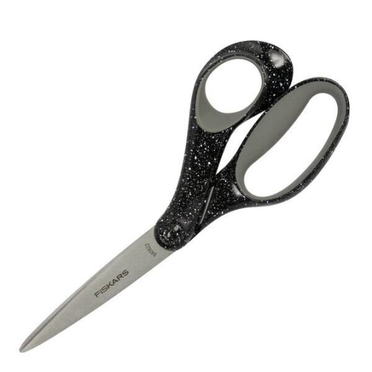 Fiskars - Studentsaks 15+ år 20 cm svartprikket