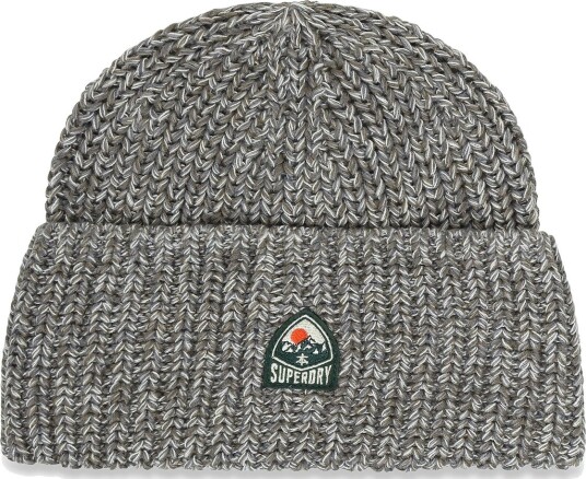 Superdry Twist Outdoors Knitted Beanie - GREEN TWIST - One Size