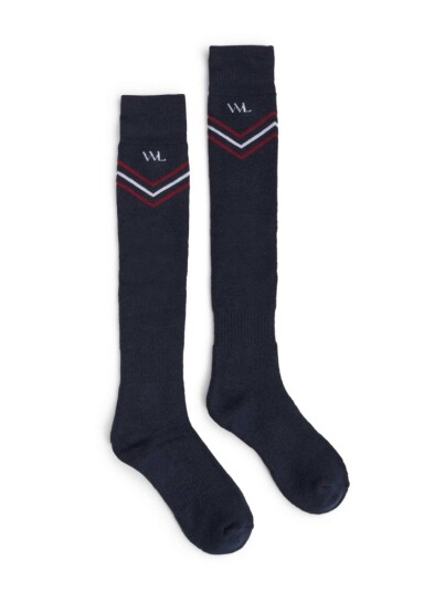 WoolLand Olden Lange Sokker Blue Ink 39 41 WoolLand Olden Lange Sokker Blue Ink 39 41