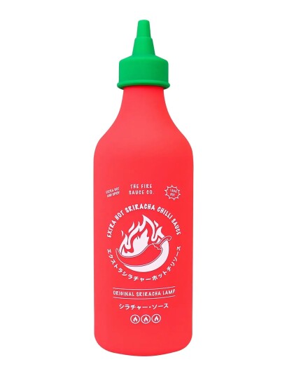 Gift Republic Lampa Chilisauce Red 16x6x6cm