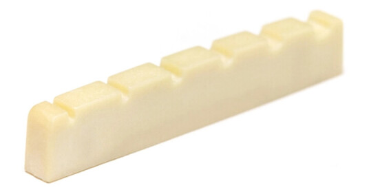 Graph Tech Tusq Pq-1600-00 - Bass Nut Flat, Slotted, 6-String