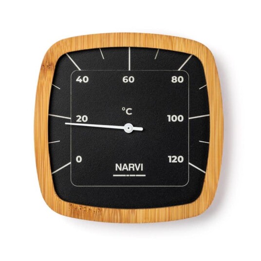 Narvi Bastutermometer Aluminium Bambu Narvi Bastutermometer Aluminium Bambu