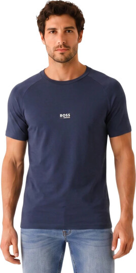BOSS T Shirt Rn Slim Fit Navy XXL
