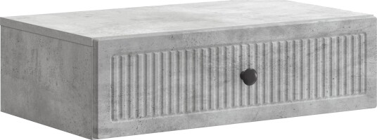 vidaXL Vegghengt Sidebord Betonggrå 59 x 34,5 x 17 cm Konstruert tre vidaXL Vegghengt Sidebord Betonggrå 59 x 34,5 x 17 cm Konstruert tre