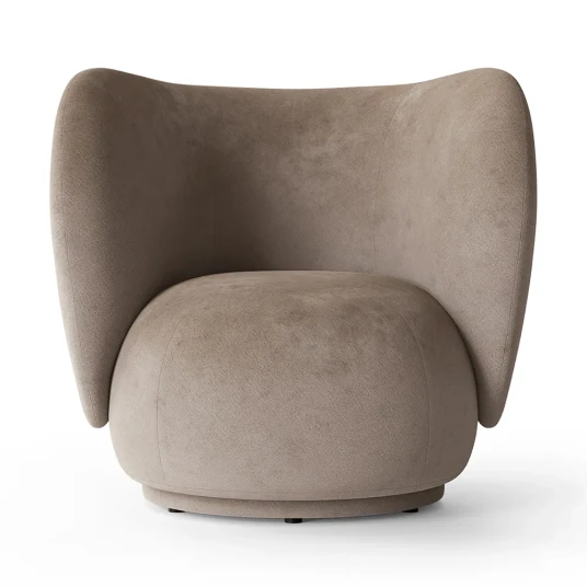 Ferm Living Rico Lounge Lenestol Faded   Beige