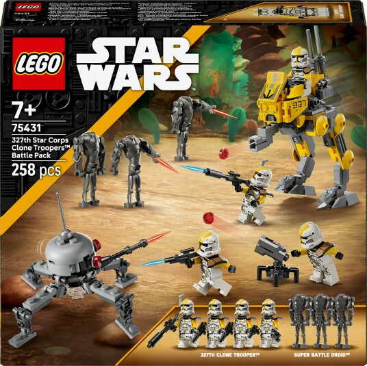 LEGO Star Wars 75431 Stridspakke med klonesoldater fra 327. stjernekorps