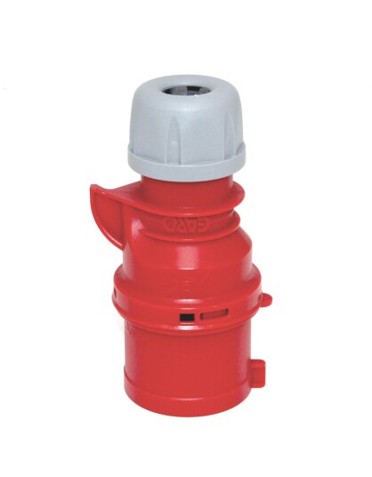 Garo Quick Støpsel IP44 5-polet 32 A 6 h rød er & kabler