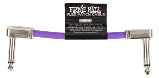 Ernie Ball EB-6446 Flex Patchkabel Purple 7,5cm