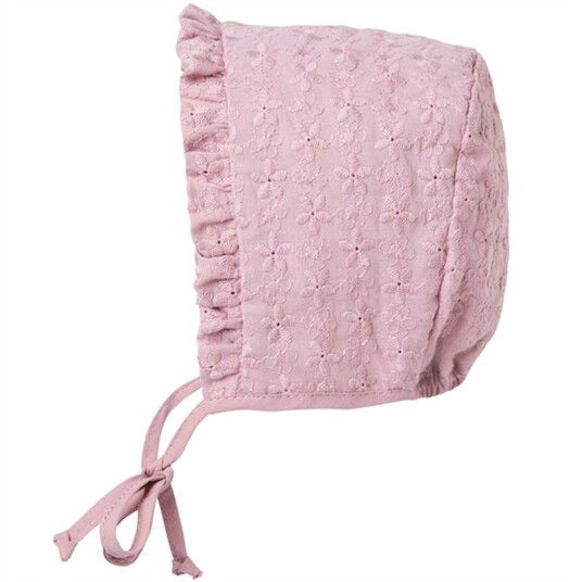 MP Flora Baby Bonnet 870 Rose Grey 45 MP Flora Baby Bonnet 870 Rose Grey 45