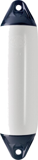 Polyform Fender F serie hvit m/blå ender F01S 370 mm 130 18 mm 2,8 l Polyform Fender F serie hvit m/blå ender F01S 370 mm 130 18 mm 2,8 l