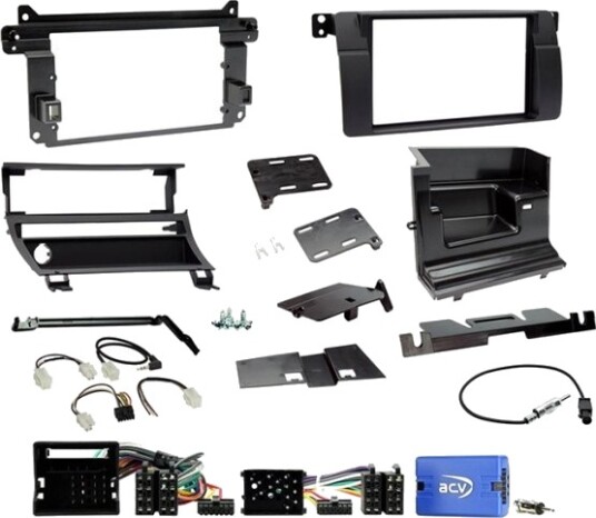 2 Din Kit BMW E46 1998 2007 Swc/Antenne
