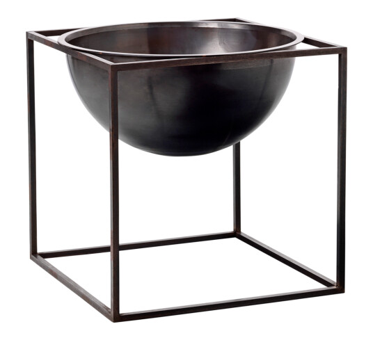 By Lassen Kubus skål stor burnished copper By Lassen Kubus skål stor burnished copper