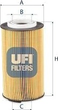 UFI 25.260.00 Oljefilter UFI 25.260.00 Oljefilter