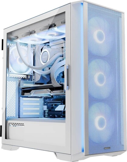 Modecom Horizon ARGB Midi Tower E-ATX ATX mATX Mini-ITX Hvit Modecom Horizon ARGB Midi Tower E-ATX ATX mATX Mini-ITX Hvit