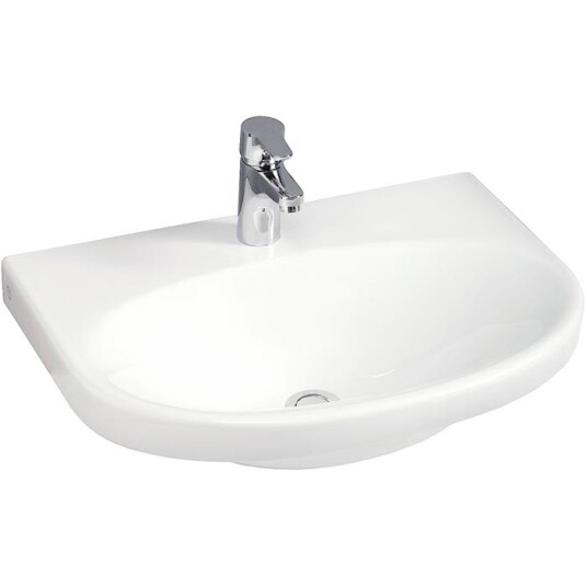 Gustavsberg Nautic 5556 Vaskeservant uten breddeavløp, for bolt/konsollmontering
