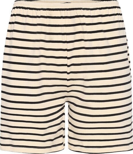 Grunt Shorts GrCiny Off White/Svart Grunt 8 år 128 Shorts Hvit