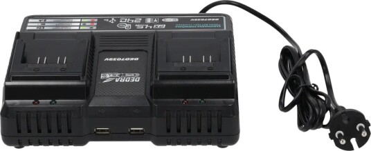 Dedra Batterilader Sas+All 2 × 4,5A 18 v (Samtidig Lading)