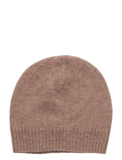 Davida Cashmere Cap Beige ONE SIZE Davida Cashmere Cap Beige ONE SIZE