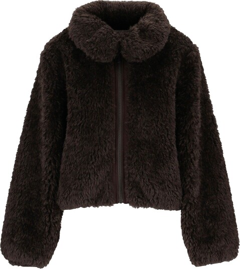 Twentyfour Teddyjakke Mode Teddy Jacket Brun