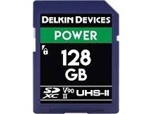 Delkin Cinema Sd Sdxc Uhs-Ii 128 Gb Minnekort