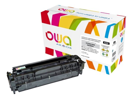 Armor - Svart - Kompatibel - Tonerpatron Alternativ For: Hp 304A - For Hp Color Laserjet Cm2320fxi Cm2320n Cm2320nf Cp2025 Cp2025dn Cp2025n Cp2025x