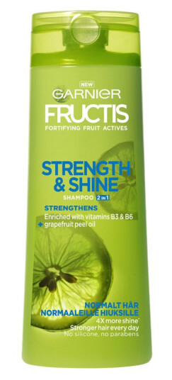 Garnier Fructis Strength & Shine 2in1 Shampoo 250ml