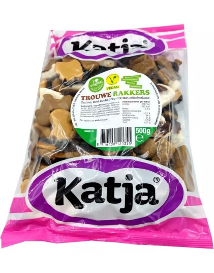 Katja Trouwe Rakkers / Loyal Rascals Myk Salt og Søt Lakris Skumgummi 500 gram Katja Trouwe Rakkers / Loyal Rascals Myk Salt og Søt Lakris Skumgummi 500 gram