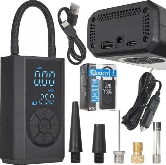 Sykkel-/Bilkompressor 4000 mah 84 w (30)