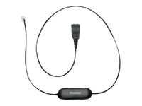 Jabra GN1200 CC - Hodetelefonkabel - Quick Disconnect plugg til RJ-9 hann - 2 m - for Jabra GN 2100, GN 2200, GN 2250 Jabra GN1200 CC - Hodetelefonkabel - Quick Disconnect plugg til RJ-9 hann - 2 m - for Jabra GN 2100, GN 2200, GN 2250